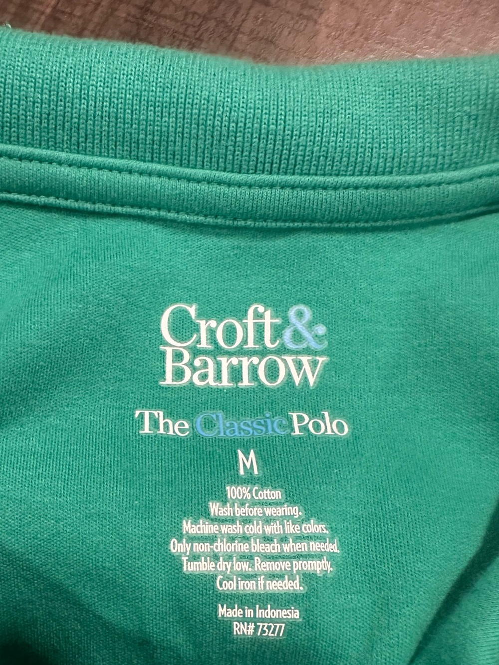 croft & barrow Teal Short Sleeve Polo Shirt - Picture 9 of 9
